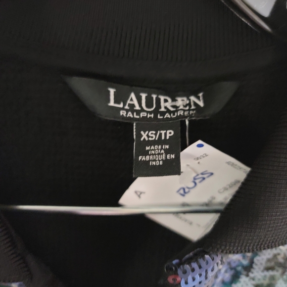 LAUREN Ralph LaurenPlaid Sequined Polo Dress (xs) - Picture 7 of 10